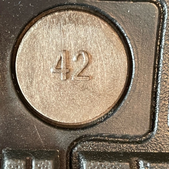 HTF mens Leather lace up rubber lug sole Oxfords size 42 (9) - Picture 4 of 8